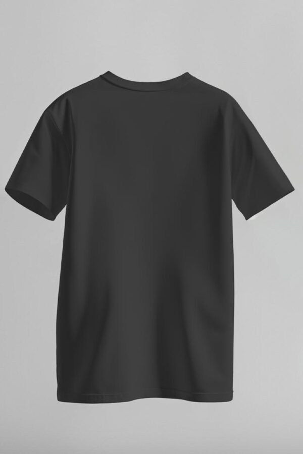 Black Color Unisex Regular T-shirt - Image 4