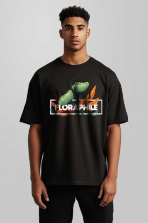 Florafile Printed Oversized T-shirt