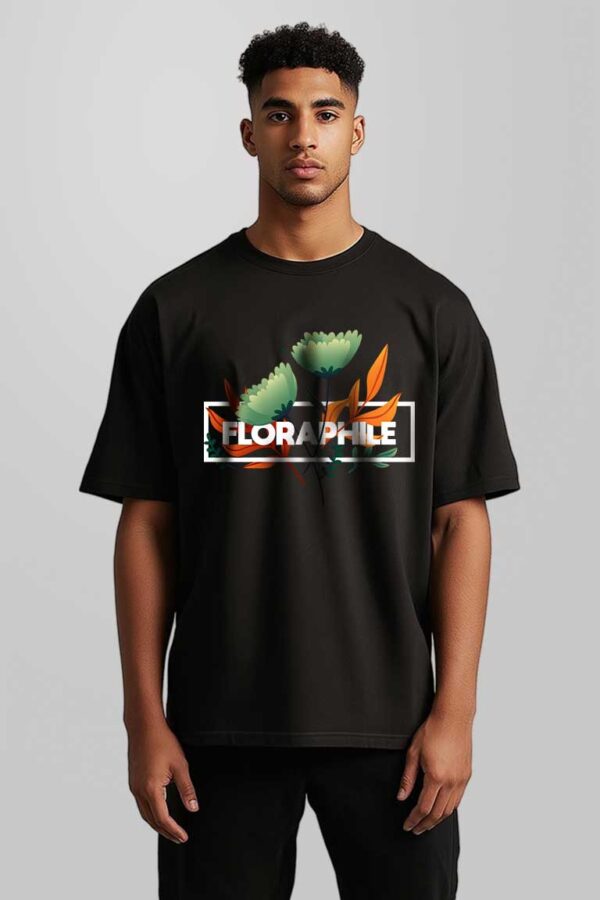 Florafile Printed Oversized T-shirt