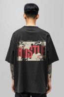Hustle Printed Oversized T-shirt