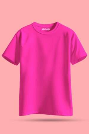 Pink Color Unisex Regular T-shirt