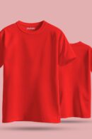 Red Color Unisex Regular T-shirt