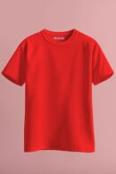 Red Color Unisex Regular T-shirt