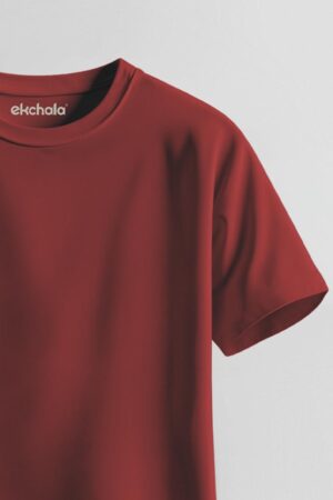 Wine Color Unisex Regular T-shirt