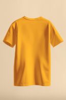 Golden Yellow Color Unisex Regular T-shirt