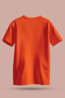 Orange Color Unisex Regular T-shirt
