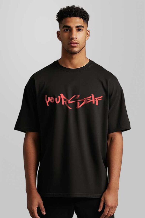 Believe Printed Oversized T-shirt - Image 3