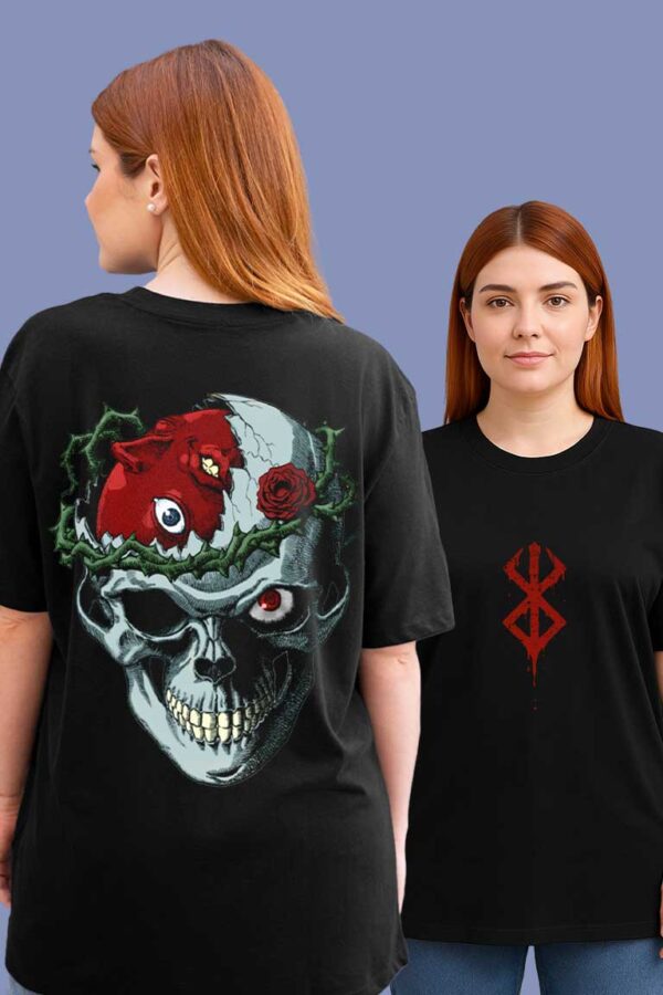 Berserk Printed Oversized T-shirt - Image 2