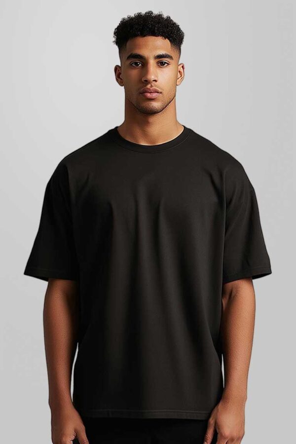 Black Color Oversized T-shirt