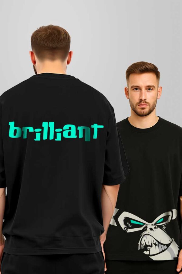 Brilliant Printed Oversized T-shirt - Image 3