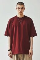 Wine Color Oversized T-shirt