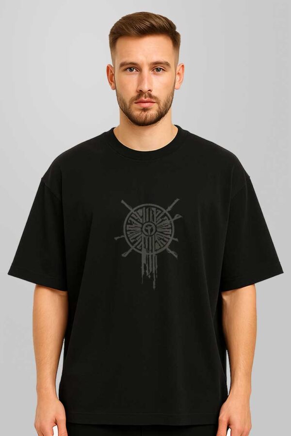 Calligraphy Men Oversized T-shirt - Image 3
