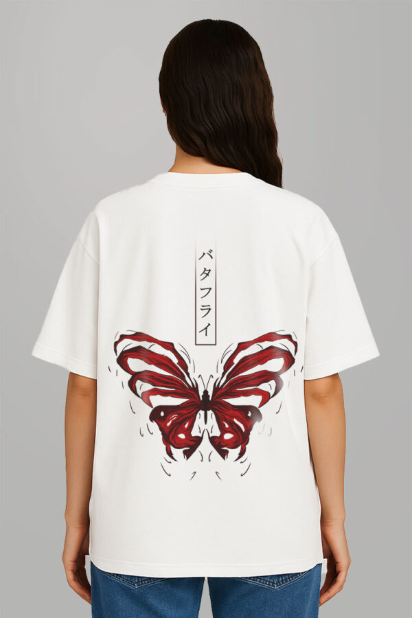 Butterfly Women Oversized T-shirt - Image 2
