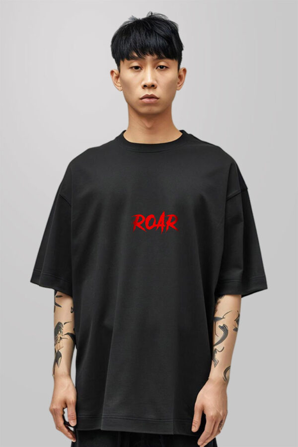 Roar Oversized Men T-shirt - Image 3