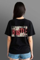 Hustle Printed Women Oversized T-shirt