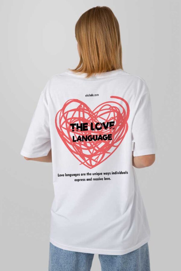 Love Oversized Printed T-shirt - Image 2