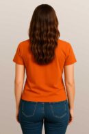 Orange Color Regular T-shirt