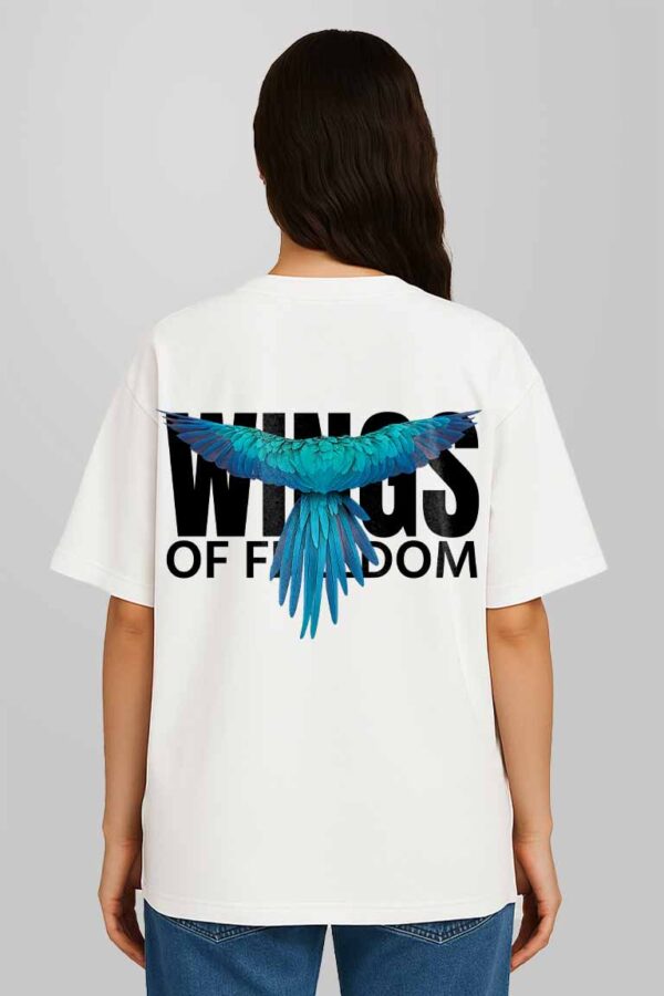 Wings Women Oversized T-shirt - Image 4