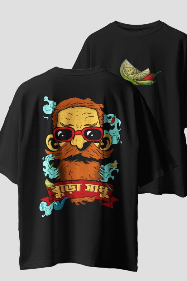 Buro Sadhu Unisex Oversize T-shirt - Image 2