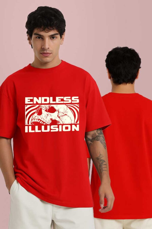 Endless illusion Men Oversized T-shirt - Image 2