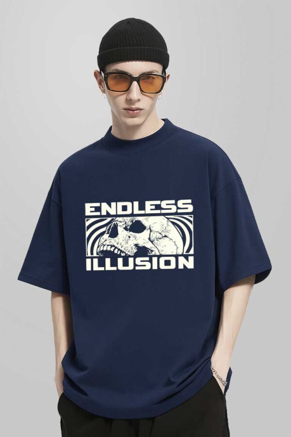 Endless illusion Men Oversized T-shirt - Image 4