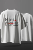 Minimalsit Unisex Oversize T-Shirt