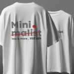 Minimalsit Unisex Oversize T-Shirt - White