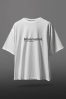 Minimalsit Unisex Oversize T-Shirt