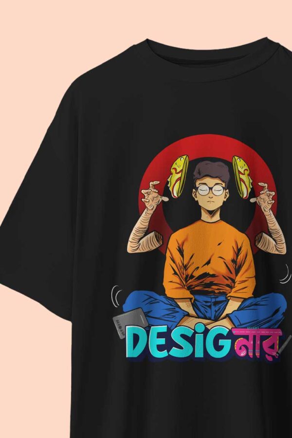 Desinger Unisex Oversize T-Shirt - Image 4