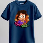 Fuchka Paglu Unisex Regular T-Shirt - Dark Blue