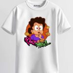 Fuchka Paglu Unisex Regular T-Shirt - White