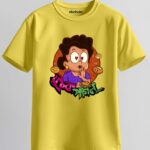 Fuchka Paglu Unisex Regular T-Shirt - Yellow