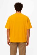 Golden Yellow Men Oversized T-shirt