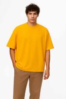 Golden Yellow Men Oversized T-shirt