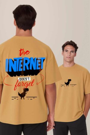 Internet Men Oversized T-shirt