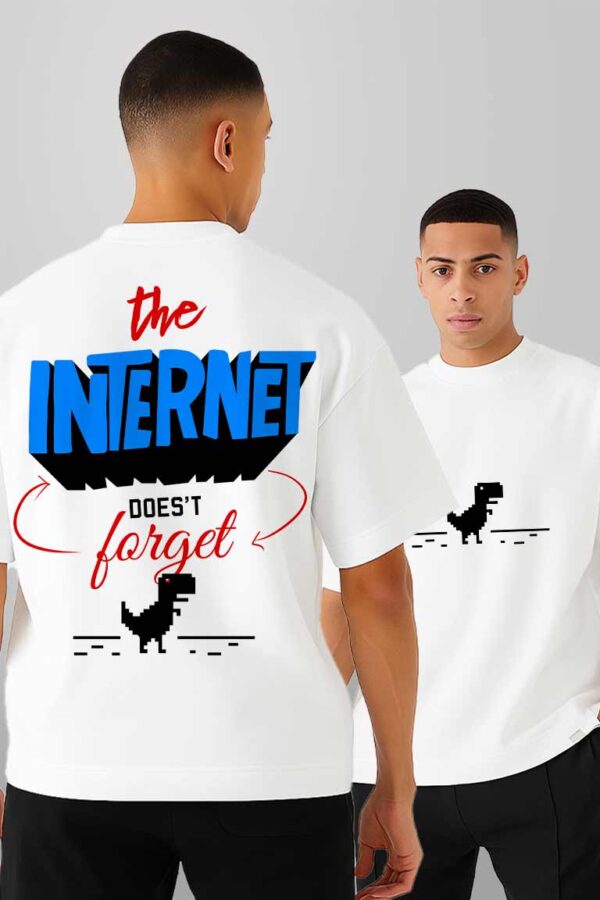 Internet Men Oversized T-shirt - Image 8