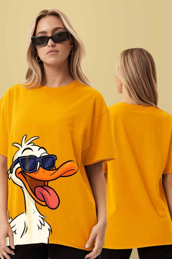 Duck Women Oversized T-shirt - Image 2