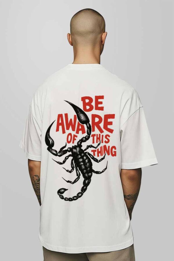 Scorpion Oversized Men T-shirt - Image 4
