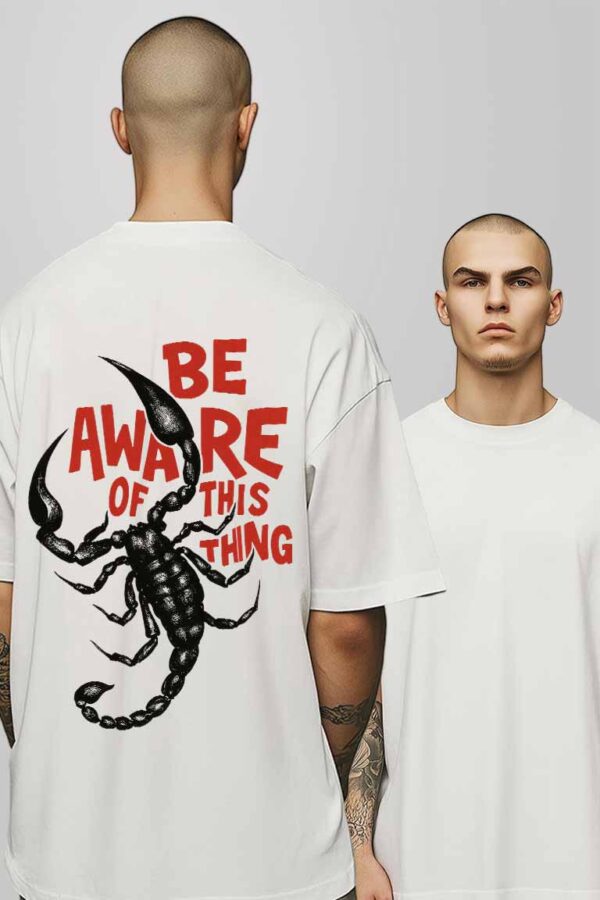 Scorpion Oversized Men T-shirt - Image 5