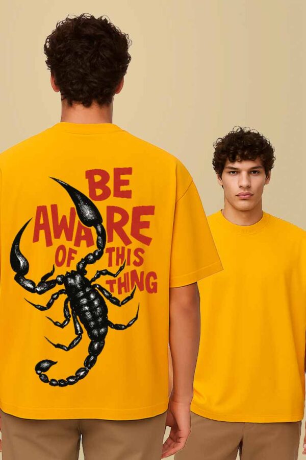 Scorpion Oversized Men T-shirt - Image 2