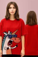 Unicorn Women Oversized T-shirt