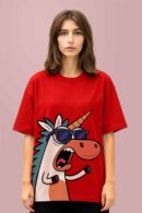Unicorn Women Oversized T-shirt