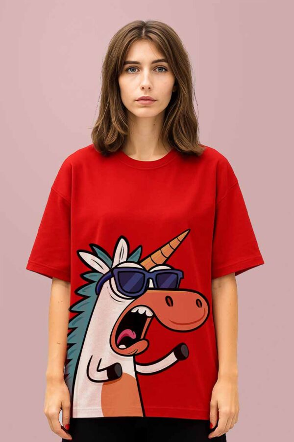 Unicorn Women Oversized T-shirt