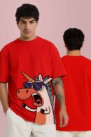 Unicorn Men Oversized T-shirt