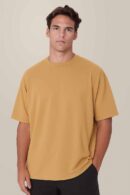 Beige Color Men Oversized T-shirt