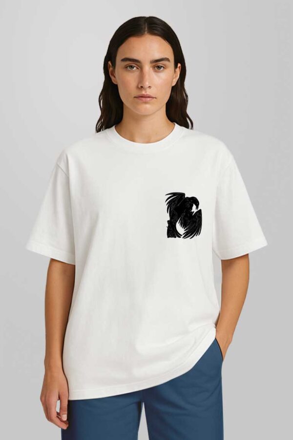 Crow Women Oversized T-shirt - Image 5