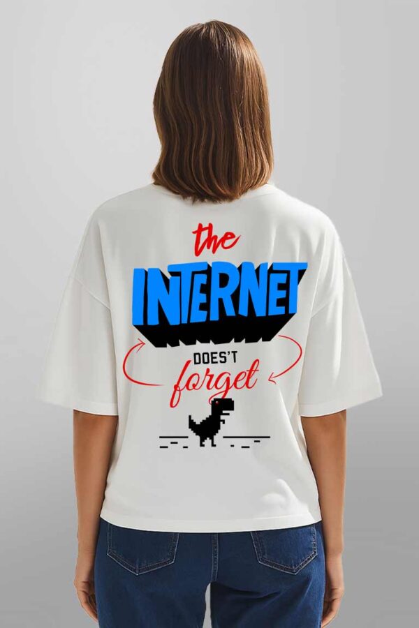 Internet Women Oversized T-shirt - Image 7