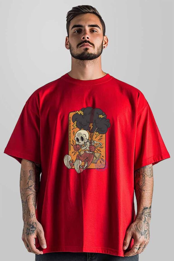 Memories Men Oversized T-shirt - Image 3