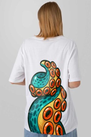 Octo Printed Women Oversized T-shirt