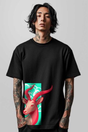 Deer Men Oversized T-shirt